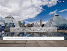 Tablet Screenshot of edmontonhome.com